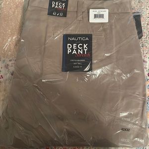 Mens NWT Nautica Deck Pant 42x32